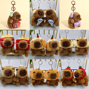 Porte-clés en peluche Capybara personnalisé sur mesure, jouet populaire pour filles - Product Image 3