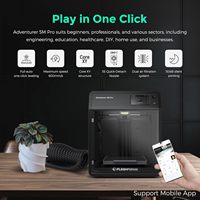 Flashforge, искатель приключений, 5 м, профессиональный 3D-принтер, машина для прототипирования FDM, искатель 5 м, подключение Wi-Fi, 220*220*220 мм, размер печати