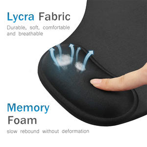 Tapis de souris personnalisé blanc, blanc, Logo personnalisé, noir, doux, avec <span class=keywords><strong>repose</strong></span>-<span class=keywords><strong>poignet</strong></span> - Product Image 3
