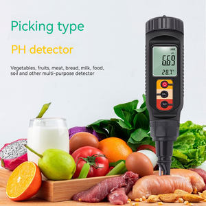 เครื่องวัดค่า <span class=keywords><strong>pH</strong></span> ของดินแป้งปากกากันน้ำเครื่องทดสอบอาหารผลไม้ใช้ในบ้านทำปุ๋ยหมักความแม่นยำสูง