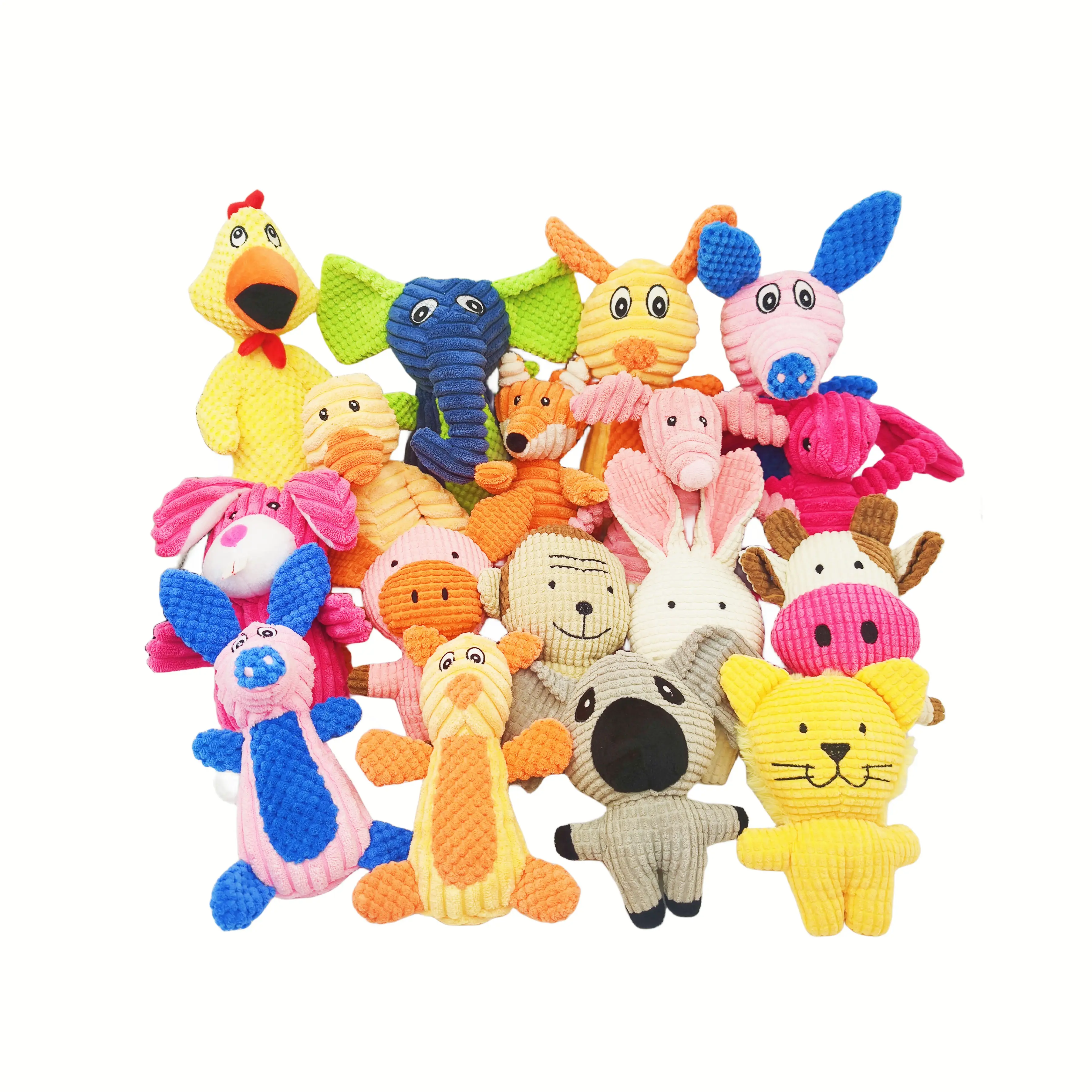 Sevimli domuz peluş hayvan gıcırtılı oyuncaklar pet canlı oyuncaklar pet oyuncaklar interaktif