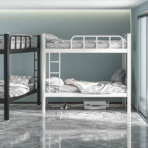 Vente directe d'usine de Guangzhou : Lits superposés métalliques robustes sur mesure, lits d'école pour dortoirs, lits superposés réglables en bois, pas chers - Product Image 5