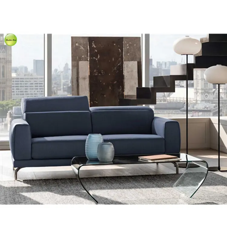 Das neueste beliebte moderne Büffel leder Büromöbel Sofa Design