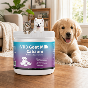 Friandises à mâcher molles au calcium de <span class=keywords><strong>lait</strong></span> de chèvre <span class=keywords><strong>pour</strong></span> chiens et chats, supplément nutritionnel <span class=keywords><strong>pour</strong></span> la santé osseuse avec vitamine D3, <span class=keywords><strong>pour</strong></span> chiots et chatons, OEM, 120 unités, 300g - Product Image 4