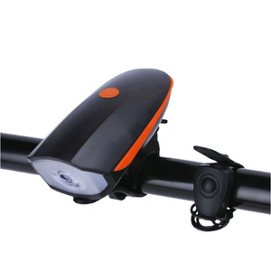 Phare de vélo LED rechargeable par USB, super lumineux, étanche, avec klaxon, universel pour VTT - Product Image 5