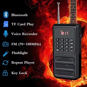 Vofull <span class=keywords><strong>Radio</strong></span> portable Bluetooth <span class=keywords><strong>Radio</strong></span> baladeur <span class=keywords><strong>de</strong></span> poche avec <span class=keywords><strong>enregistreur</strong></span> vocal Carte SD Lecteur MP3 - Product Image 5