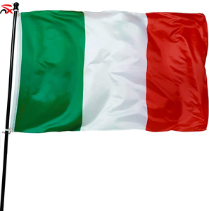 Bandiera Nazionale Italiana 3x5ft in Poliestere con Occhielli in Ottone per Decorazione Interna ed Esterna - Product Image 1