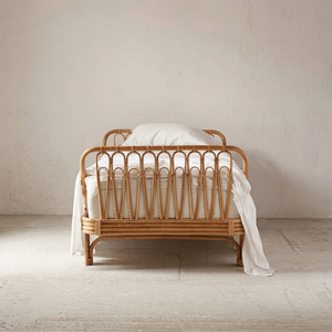 Natural Rattan European Inflatable <b>Bunk</b> <b>Bed</b> for Home Furniture and Decoration - Product Image 1