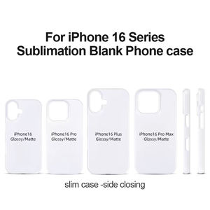 Fundas transparentes mate para teléfono para sublimación Fundas transparentes para teléfono de PC Iphone 16 15 14 13 Pro Max Oppo 3D Compatible con sublimación - Product Image 2