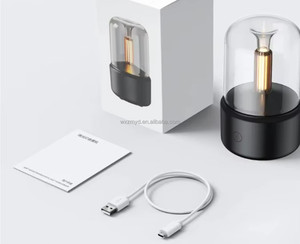 <span class=keywords><strong>Mini</strong></span> bougie lumière aromathérapie Machine huiles essentielles diffuseur Table de chevet veilleuse brume humidificateur - Product Image 5