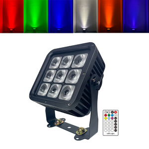 <span class=keywords><strong>Maky</strong></span>-Iluminación para exteriores, equipo de <span class=keywords><strong>DJ</strong></span>, batería de 9x12W, RGBWA UV, 6 en 1, IP65, alimentado por batería, inalámbrico, DMX, LED, para bodas - Product Image 2