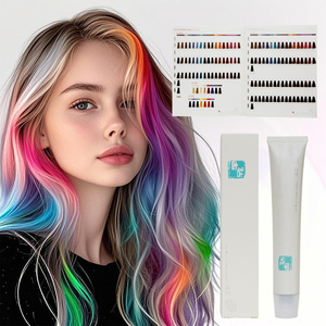 Italienische Marke Professionelle Haarfarbe Natürliche Permanente Haarfärbecreme für Salon Sofort Magische Haartönung - Product Image 1
