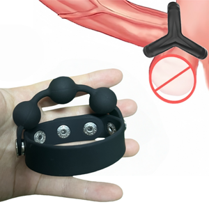 Мужское силиконовое кольцо для члена для усиления эрекции, длительного и более интенсивного секса, с функцией задержки эякуляции - Product Image 1