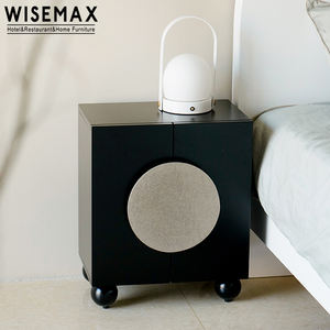 WISEMAX – meuble de chambre à coucher nordique, <span class=keywords><strong>Cube</strong></span>, cadre en bois massif, armoire de <span class=keywords><strong>chevet</strong></span>, rose, 2 tiroirs, table de nuit en bois pour la maison - Product Image 5