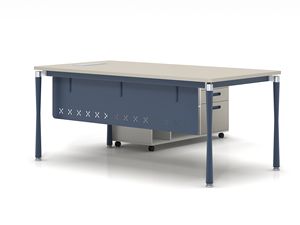 Escritorio de Oficina Modular de Madera Moderno y Duradero con Cajones - Estación de Trabajo Ejecutiva para Uso en el Hogar o la Oficina - Product Image 2