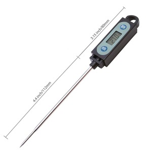 Thermomètre numérique <span class=keywords><strong>sans</strong></span> <span class=keywords><strong>fil</strong></span> étanche à lecture instantanée avec <span class=keywords><strong>sonde</strong></span> en plastique pour four et cuisine, usage domestique – Meilleures ventes - Product Image 5