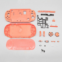1 ensemble de coques en plastique pour psvita, ps vita psv 2000, coque avant et arrière avec bouton