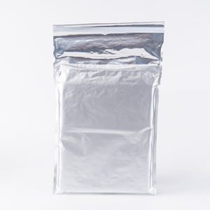 Fabrika özel Logo boyutu kullanımlık yalıtımlı Mylar folyo termal çanta gıda depolama plastik el ile sıcak soğuk alüminyum termal çanta - Product Image 4