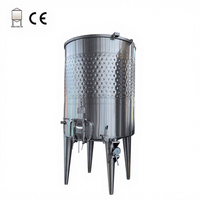 Réservoir de fermentation de vin rouge en acier inoxydable à capacité Variable