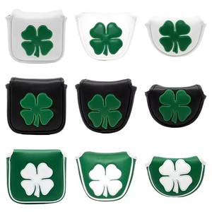 High Quality Golf <b>Mallet</b> <b>Putter</b> Headcover Magnetic Golf Head <b>Covers</b> Pu Leather Golf Head <b>Cover</b> - Product Image 4