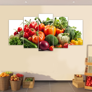 Pittura decorazione per la casa di arte della parete del negozio di frutta con cinque cristalli di cristallo a diamante in porcellana intarsiato per la decorazione della <span class=keywords><strong>cucina</strong></span> - Product Image 3