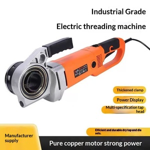 Macchina filettatrice portatile <span class=keywords><strong>elettrica</strong></span> zincata per tubi dell'acqua con alimentazione a corrente <span class=keywords><strong>elettrica</strong></span>, rigida - Product Image 5