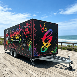Mobile Catering Food Vending Cart <b>Trailer</b> American Standard Street Kiosk Snack Truck Juice Concession Truck - Product Image 6