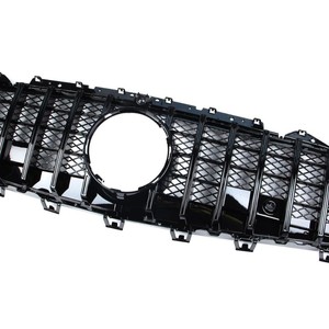 กระจังหน้า Mercedes-Benz CLS-Class W257 ดีไซน์ลายดาว วัสดุพลาสติก ABS สำหรับตกแต่งกันชนหน้า ชิ้นส่วนอัพเกรด - Product Image 3