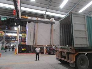 Dalles de pierre de quartz blanc en marbre artificiel Calacatta fabriqué par l'homme - Product Image 6