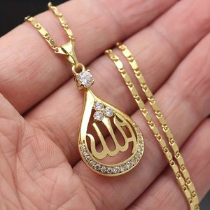Collana girocollo con ciondolo a goccia per donna, gioielli alla moda in stile vintage, da indossare ogni giorno e per feste - Product Image 1