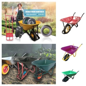 <span class=keywords><strong>Brouette</strong></span> robuste <span class=keywords><strong>en</strong></span> métal pour travaux lourds - Product Image 6