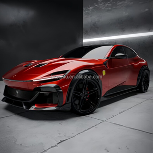 Kit de Conversión para Auto, Estilo OEM, Kit de Carrocería de Fibra de Carbono para Ferrari Purosangue 2022+, Alerón Delantero, Difusor Trasero, Pasos de Rueda, Faldones Laterales - Product Image 5