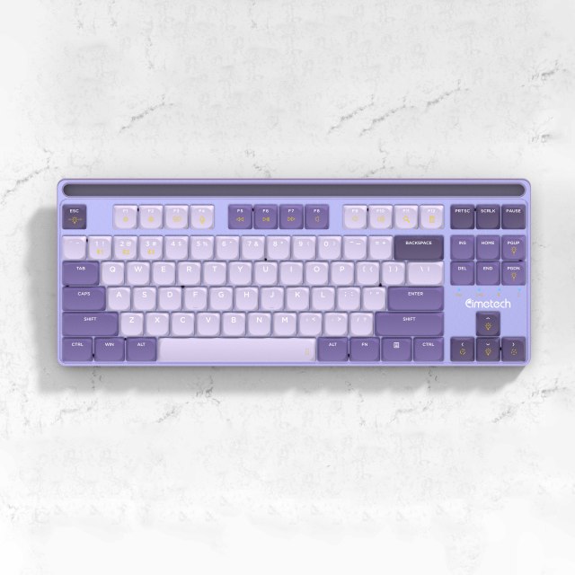 TKL RGB Gaming Keyboard Wireless Mechanical Gaming Keyboard Custom Aluminium Alloy Top case Triple Mode Connect