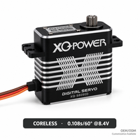 Servomoteur de voiture RC XQ-S8050D 54KG sans noyau numérique étanche à couple élevé, engrenage en acier inoxydable, aluminium CNC 8.4V OEM