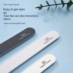 <span class=keywords><strong>Lime</strong></span> à ongles <span class=keywords><strong>double</strong></span> <span class=keywords><strong>face</strong></span> résistante à l'usure avec grain 80-240, 3 pièces, bande de ponçage gris givré - Product Image 3