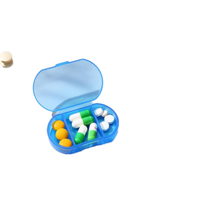 BrightFlower 03503 Organisateur de pilules en plastique pour 3 semaines et boîte de rangement à 3 compartiments pour 7 jours – Meilleure vente à prix abordable - Product Image 1