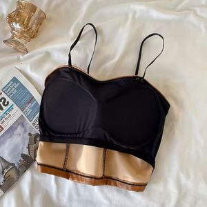 Women's New Trendy Clothing Sexy Sleeveless <b>Cropped</b> Tank <b>Top</b> Pu Leather Camisole <b>Tops</b> - Product Image 4