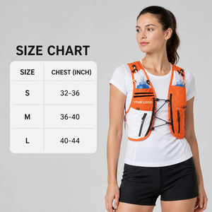 Gilet <span class=keywords><strong>de</strong></span> course en nylon personnalisé à séchage rapide pour hommes et femmes, avec poche d'hydratation isolée, sans rebondissement, pour jogging, marathon et course ultra - Product Image 5