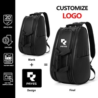 Sac à bandoulière pour pickleball avec logo personnalisé, léger, sac bandoulière portable, sac de rangement pour raquettes, pour hommes et femmes, sac à dos pour pickleball