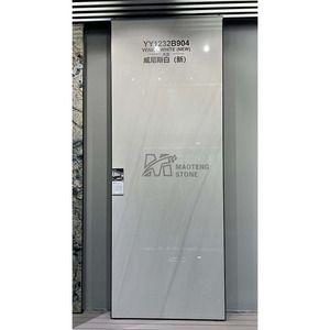 Piano <span class=keywords><strong>di</strong></span> Lavoro e Pavimento in Pietra Sinterizzata Artificiale <span class=keywords><strong>di</strong></span> Alta Qualità, Design Moderno 3D Veneziano Bianco Lucidato - Product Image 1