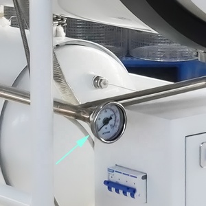 أكلاف ضغط أسطواني أفقي 150 لتر من الصين مع أوتوكلاف أفقي مدمج للمختبر - Product Image 6