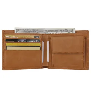 Marshal Wallet Men's Minimalist Design Trifold Smart Wallet