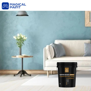 <span class=keywords><strong>Peinture</strong></span> acrylique à base d'eau pour l'intérieur, salon, chambre à coucher, lavable, durable, décorative, mate, brillante, veloutée, texturée - Product Image 1
