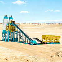 Impianto di Betonaggio Mobile Professionale da 4,2m con Scarico 120m3/h, Senza Fondamenta, con Motore e Silo per Polveri in Vendita