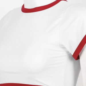 Conjunto de Bikini de 2 Piezas con Mangas Cortas Personalizado, Traje de Baño Deportivo, Top Corto Acolchado de Cintura Alta con Tanga, Traje de Baño para Mujer, Ropa de Playa - Product Image 6