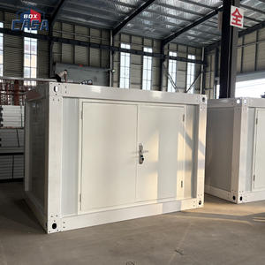 Maisons d'extérieur pour grands animaux de compagnie de taille moyenne pour chiens Conteneur plat pour maison pour animaux de compagnie Panneau sandwich en acier - Product Image 2