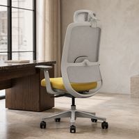 Chaise de bureau ergonomique pivotante en maille ultra-unique, inclinable, pour travail, ordinateur et jeux, vente en gros