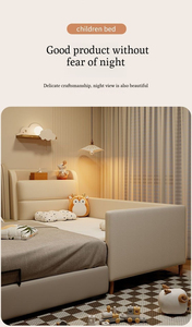 Kinder-Anstellbett aus Massivholz, Verbreiterbares Anstellbett mit Stauraum für Jungen und Mädchen - Product Image 5