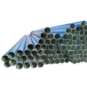 Tubo de embalagem galvanizado, 20mm 40mm de diâmetro, tubo de 400mm sch40 sch80