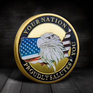 Moneda de desafío Veteranos de la fuerza de EE. UU. Gracias por su servicio Monedas conmemorativas para soldados - Product Image 3